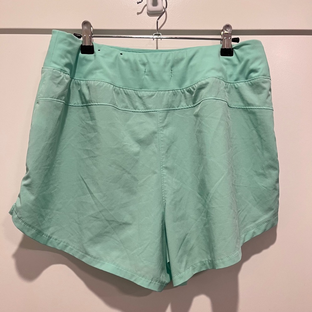 Tek Gear Mens Mint Green Athletic Gym Shorts Size L Drawstring Lightweight
